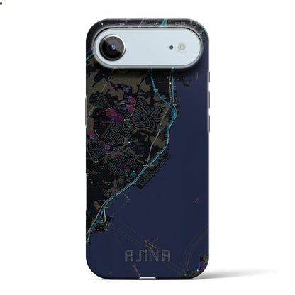 【阿品（広島県）】地図柄iPhoneケース（バックカバータイプ）