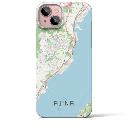 【阿品（広島県）】地図柄iPhoneケース（バックカバータイプ）