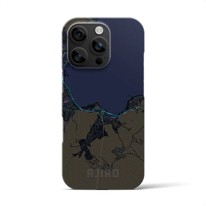 【網代（静岡県）】地図柄iPhoneケース（バックカバータイプ）