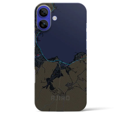 【網代（静岡県）】地図柄iPhoneケース（バックカバータイプ）