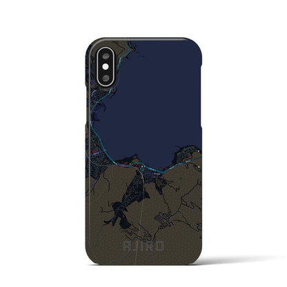 【網代（静岡県）】地図柄iPhoneケース（バックカバータイプ）