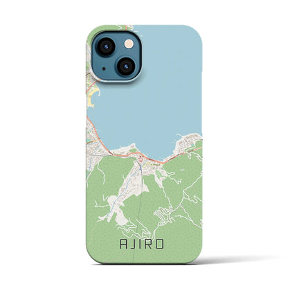 【網代（静岡県）】地図柄iPhoneケース（バックカバータイプ）