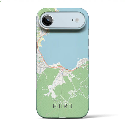 【網代（静岡県）】地図柄iPhoneケース（バックカバータイプ）