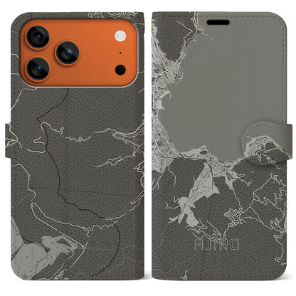 【網代（静岡県）】地図柄iPhoneケース（手帳タイプ）