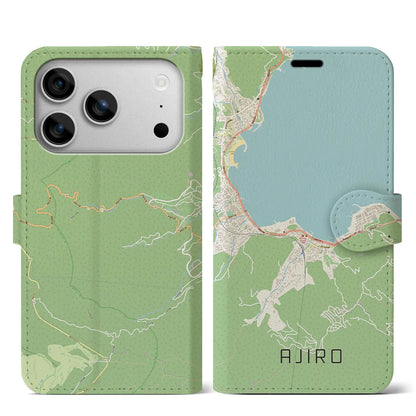 【網代（静岡県）】地図柄iPhoneケース（手帳タイプ）