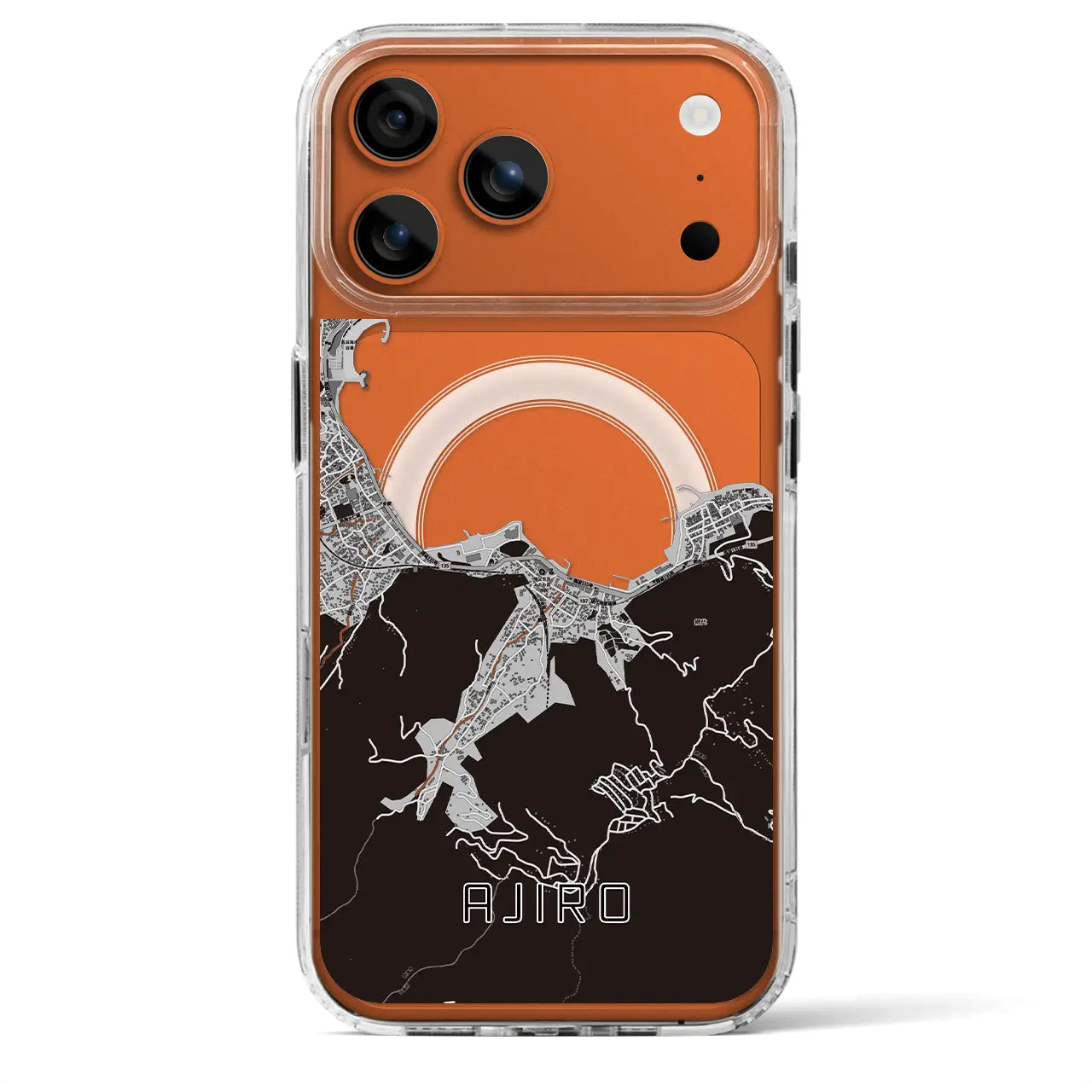 【網代（静岡県）】地図柄iPhoneケース（MagSafeタイプ）