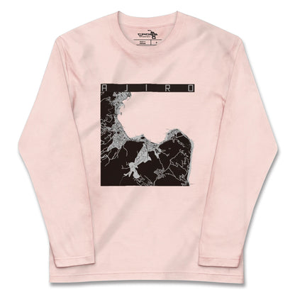 【網代（静岡県）】地図柄ロングスリーブTシャツ