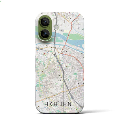 【赤羽（東京都）】地図柄iPhoneケース（バックカバータイプ）