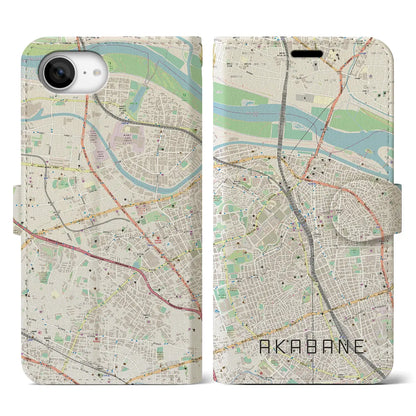 【赤羽（東京都）】地図柄iPhoneケース（手帳タイプ）