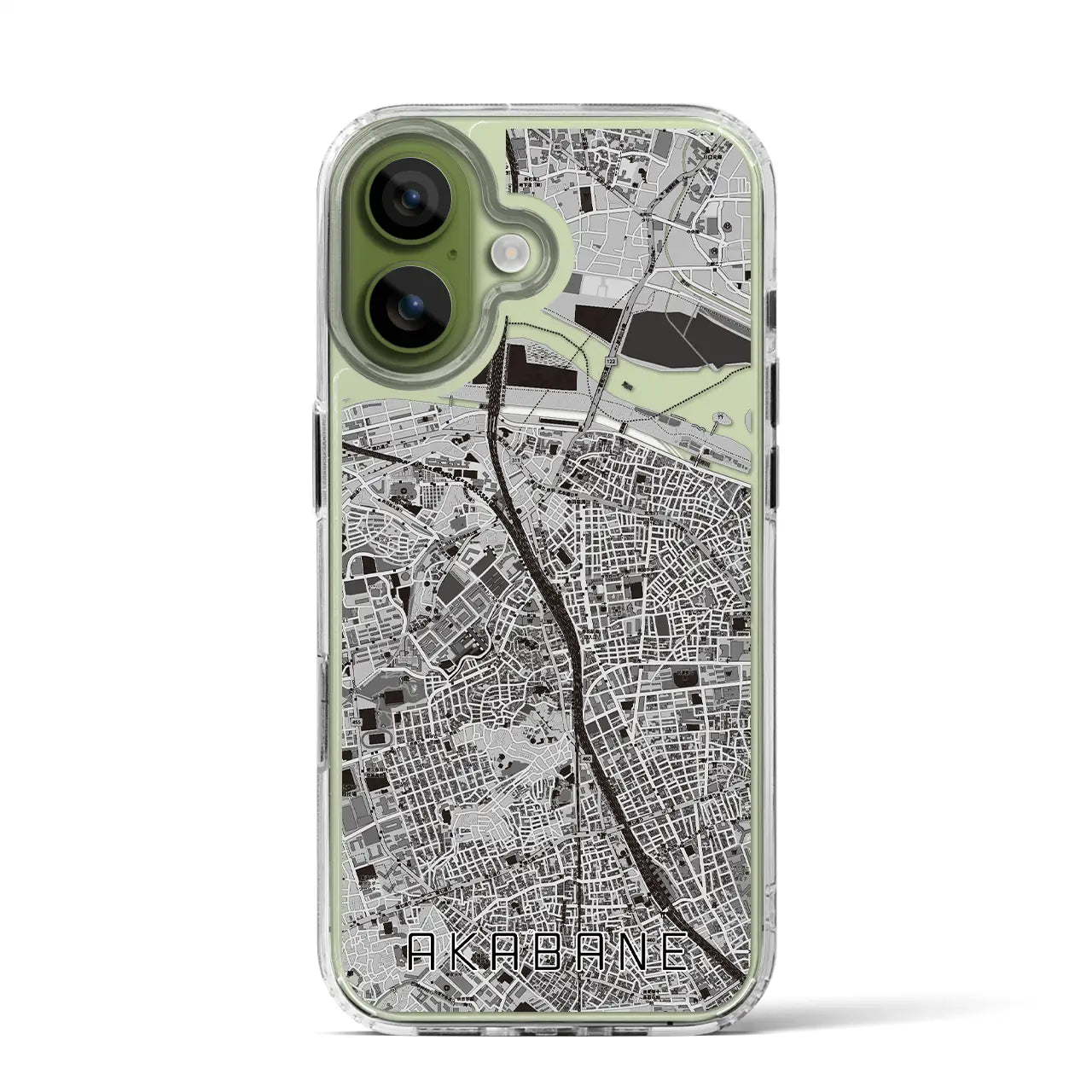 【赤羽（東京都）】地図柄iPhoneケース（MagSafeタイプ）