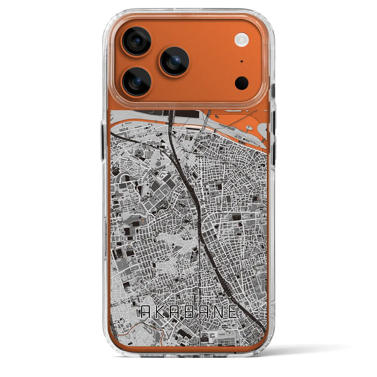 【赤羽（東京都）】地図柄iPhoneケース（MagSafeタイプ）