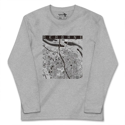【赤羽（東京都）】地図柄ロングスリーブTシャツ