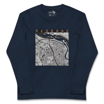 【赤羽（東京都）】地図柄ロングスリーブTシャツ