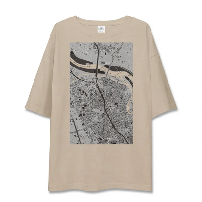【赤羽（東京都）】地図柄ビッグシルエットTシャツ