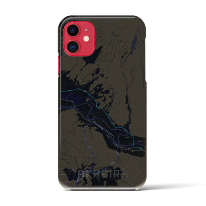 【赤平（北海道）】地図柄iPhoneケース（バックカバータイプ）