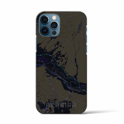 【赤平（北海道）】地図柄iPhoneケース（バックカバータイプ）