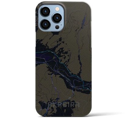 【赤平（北海道）】地図柄iPhoneケース（バックカバータイプ）