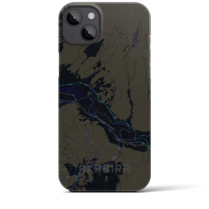 【赤平（北海道）】地図柄iPhoneケース（バックカバータイプ）