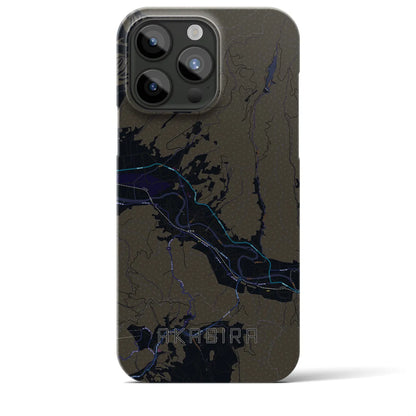 【赤平（北海道）】地図柄iPhoneケース（バックカバータイプ）