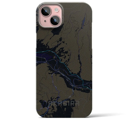 【赤平（北海道）】地図柄iPhoneケース（バックカバータイプ）