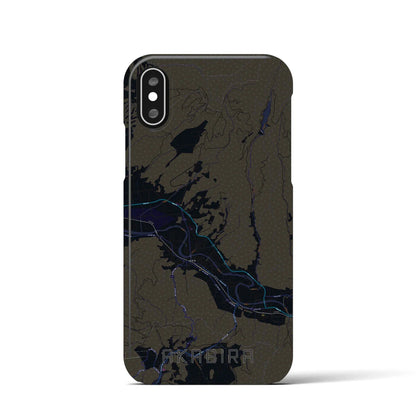 【赤平（北海道）】地図柄iPhoneケース（バックカバータイプ）