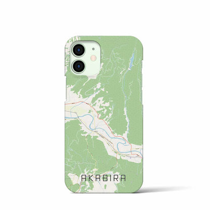 【赤平（北海道）】地図柄iPhoneケース（バックカバータイプ）