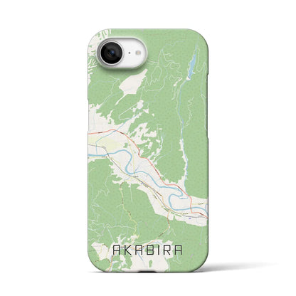 【赤平（北海道）】地図柄iPhoneケース（バックカバータイプ）