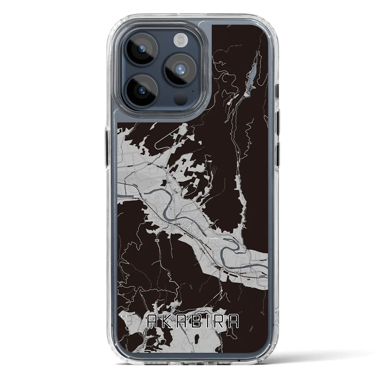 【赤平（北海道）】地図柄iPhoneケース（MagSafeタイプ）