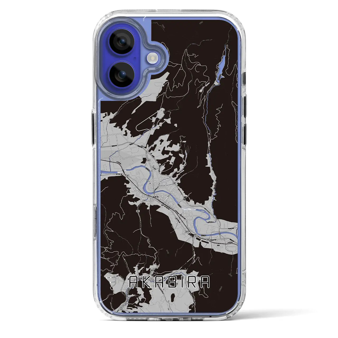 【赤平（北海道）】地図柄iPhoneケース（MagSafeタイプ）