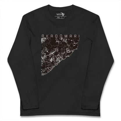 【赤泊（新潟県）】地図柄ロングスリーブTシャツ