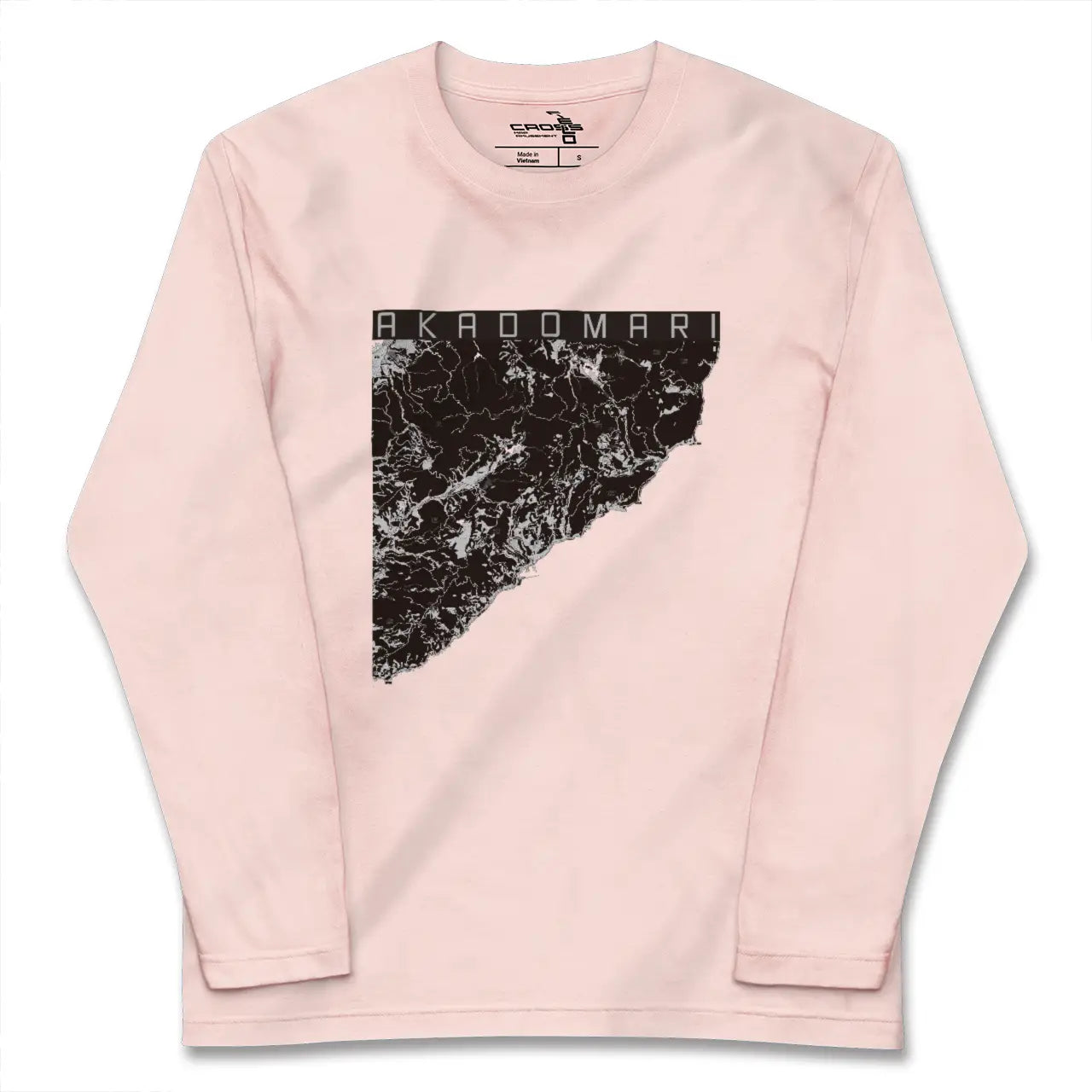 【赤泊（新潟県）】地図柄ロングスリーブTシャツ