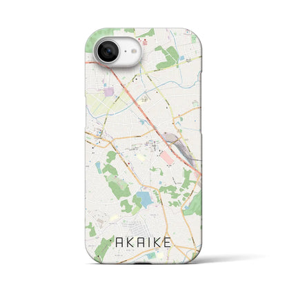 【赤池（愛知県）】地図柄iPhoneケース（バックカバータイプ）