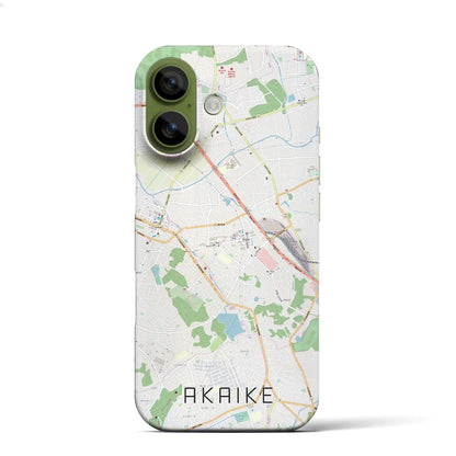 【赤池（愛知県）】地図柄iPhoneケース（バックカバータイプ）