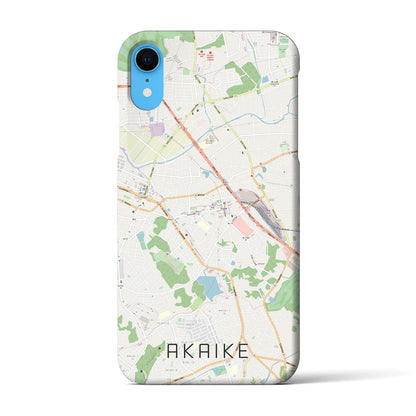 【赤池（愛知県）】地図柄iPhoneケース（バックカバータイプ）