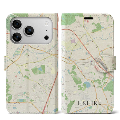 【赤池（愛知県）】地図柄iPhoneケース（手帳タイプ）