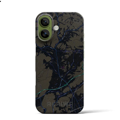 【赤磐（岡山県）】地図柄iPhoneケース（バックカバータイプ）