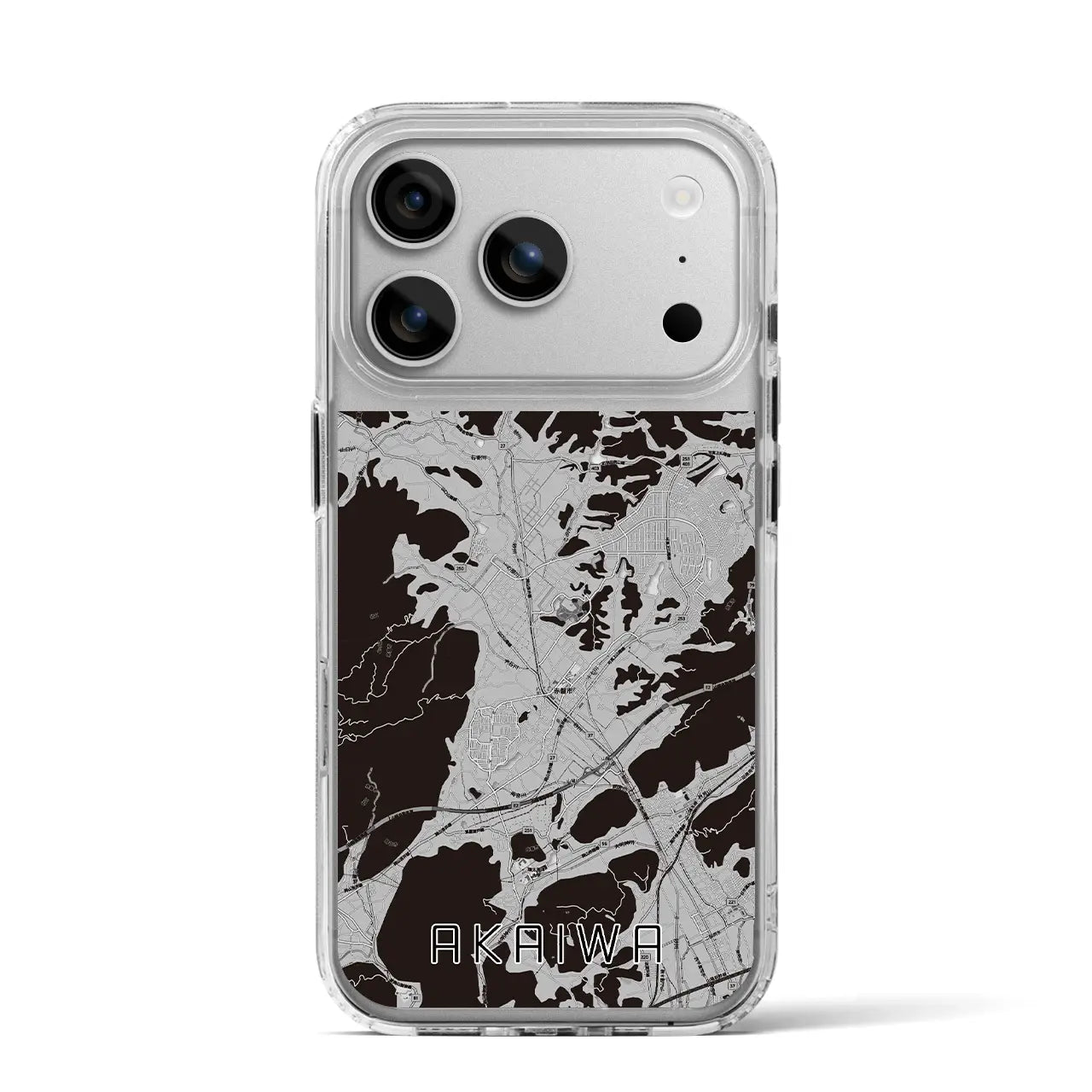 【赤磐（岡山県）】地図柄iPhoneケース（MagSafeタイプ）