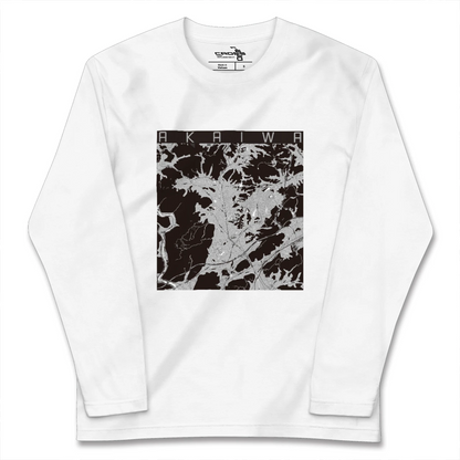 【赤磐（岡山県）】地図柄ロングスリーブTシャツ