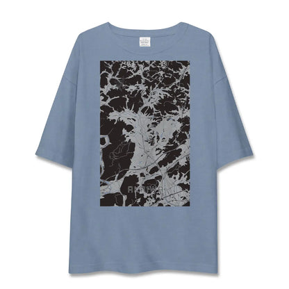 【赤磐（岡山県）】地図柄ビッグシルエットTシャツ