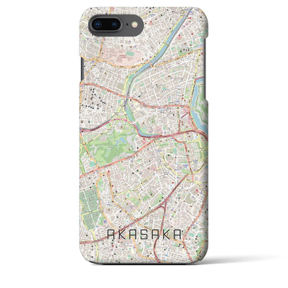 【赤坂（東京都）】地図柄iPhoneケース（バックカバータイプ）