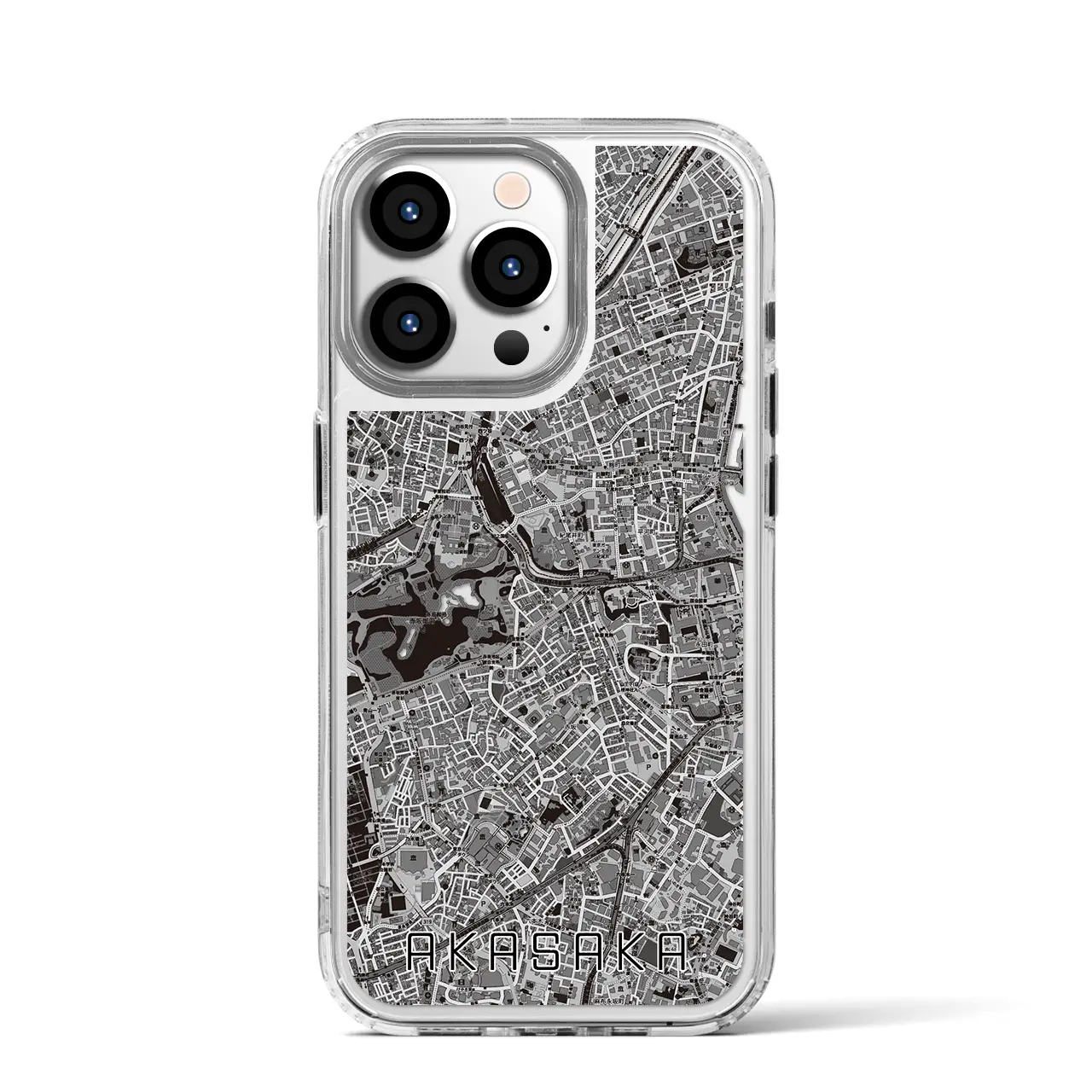 【赤坂（東京都）】地図柄iPhoneケース（MagSafeタイプ）