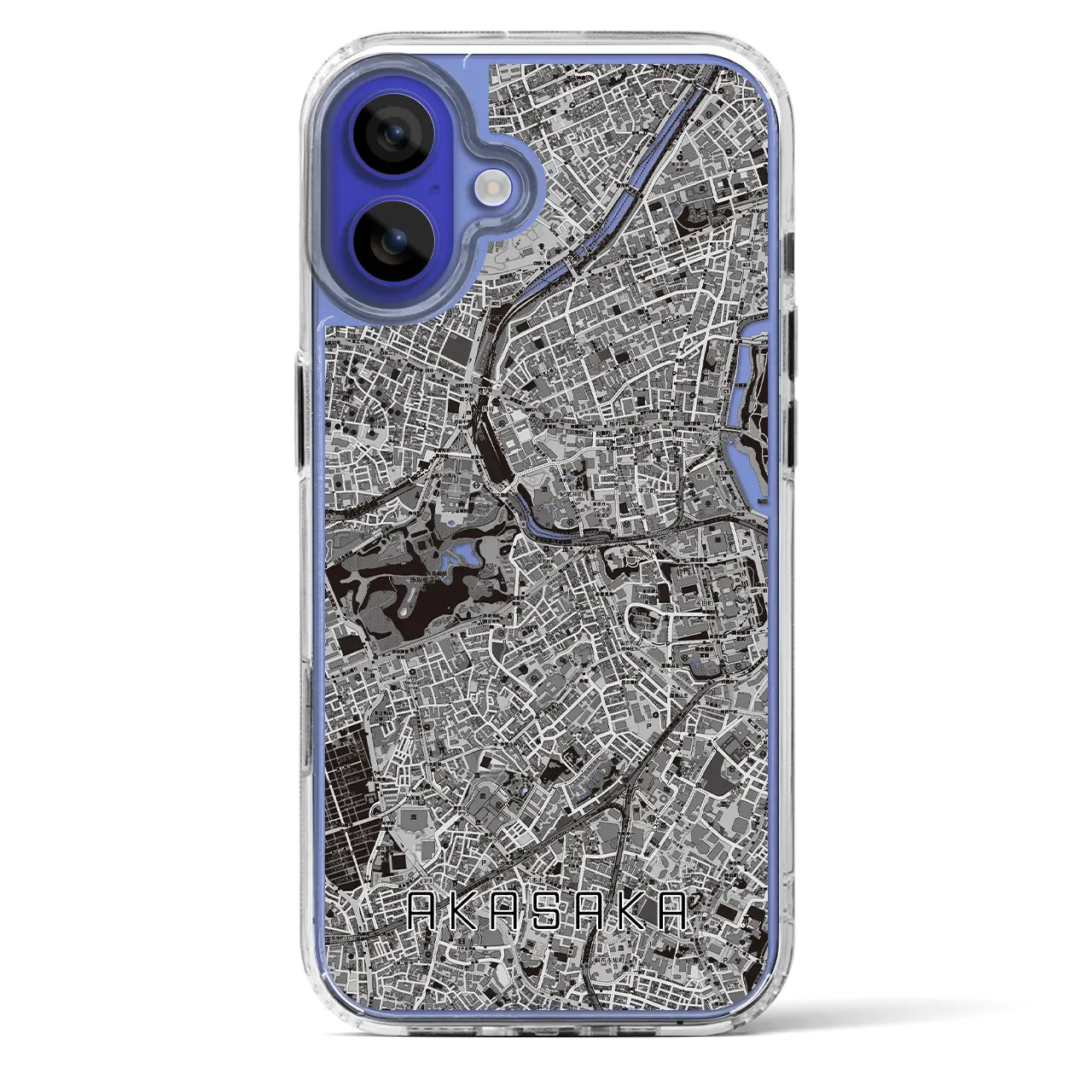 【赤坂（東京都）】地図柄iPhoneケース（MagSafeタイプ）