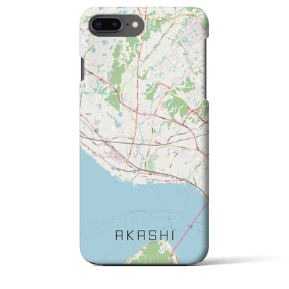 【明石（兵庫県）】地図柄iPhoneケース（バックカバータイプ）