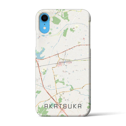 【赤塚（茨城県）】地図柄iPhoneケース（バックカバータイプ）