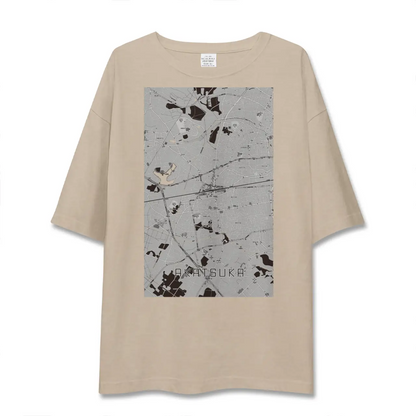 【赤塚（茨城県）】地図柄ビッグシルエットTシャツ
