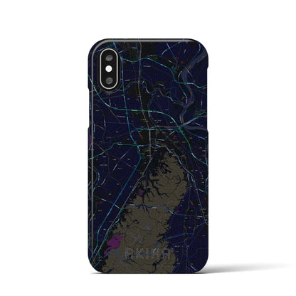 【秋葉（新潟県）】地図柄iPhoneケース（バックカバータイプ）