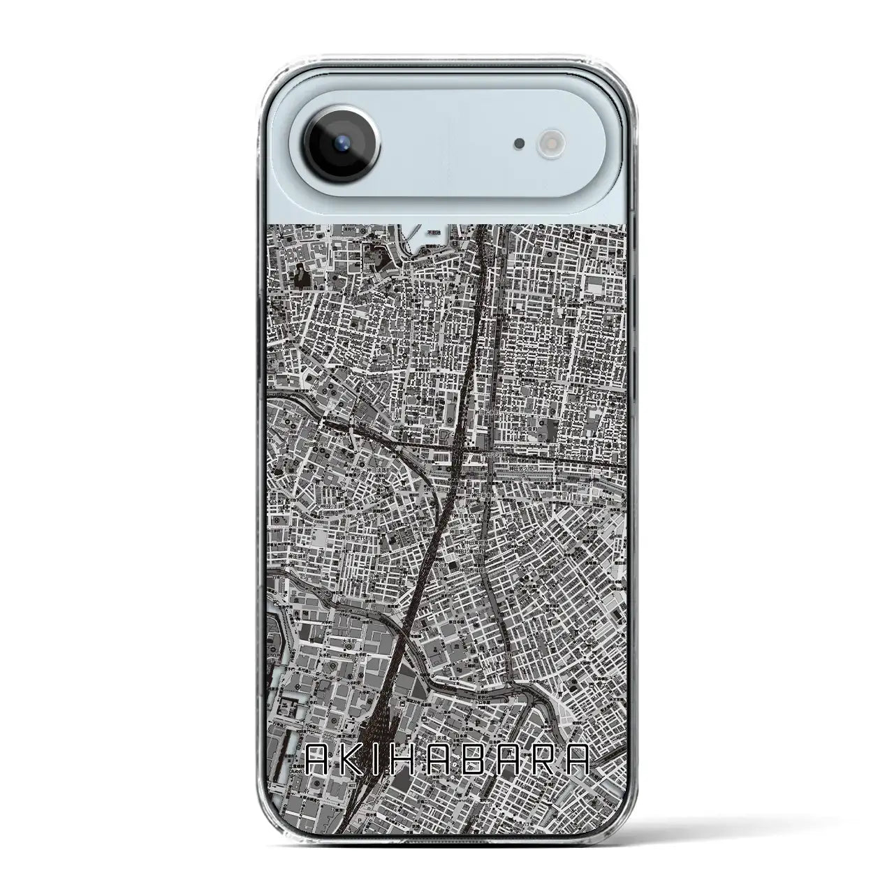 【秋葉原（東京都）】地図柄iPhoneケース（クリアタイプ）
