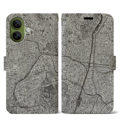 【秋葉原（東京都）】地図柄iPhoneケース（手帳タイプ）