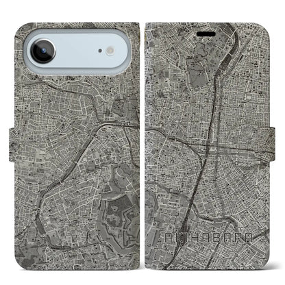 【秋葉原（東京都）】地図柄iPhoneケース（手帳タイプ）