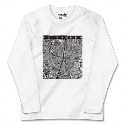【秋葉原（東京都）】地図柄ロングスリーブTシャツ